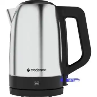 Chaleira elétrica cadence cel810, 1,7 litros, inox - 220 volts