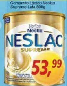 Supermercados Guanabara Composto Lacteo Neslac Supreme Lata 800g oferta