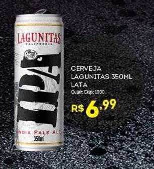 Bistek Supermercados Cerveja lagunitas lata oferta