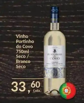 Paulistão Supermercados Vinho portinho do covo seco branco seco oferta