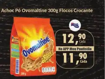 Achoc pó ovomaltine flocos crocante