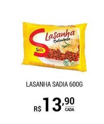 San Michel Supermercados Lasanha sadia oferta