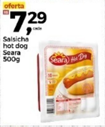 Frangolândia Salsicha Hot Dog Seara 500g oferta