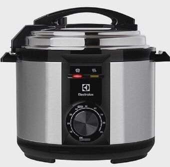 Zema Panela elétrica de pressão electrolux pce20 900w com capacidade de 5 litros - preta/inox oferta
