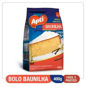 Mistura para bolo baunilha apti 400g