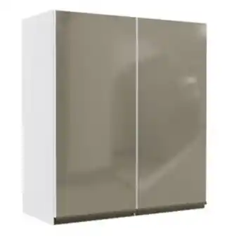 Lojas Certel Aéreo cozinha kappesberg maxxi g765 2 portas com vidro branco oferta
