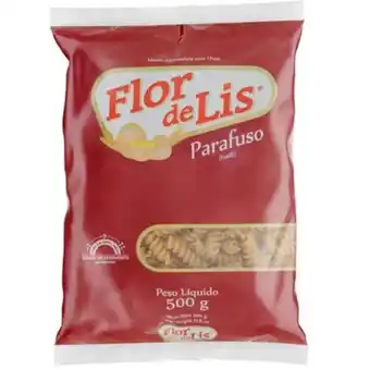 Serrano Supermercado Macarrão parafuso com ovos flor de lis 500g oferta