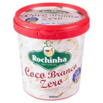 Sam's Club Sorvete coco branco zero açúcar rochinha sorvetes pote 500ml oferta