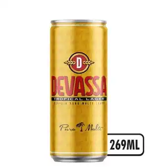 Cerveja devassa lata 269ml