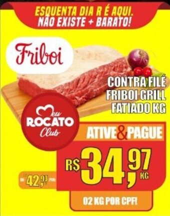 Rocato Supermercados Contra File Friboi Grill Fatiado 1kg oferta