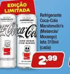 Costazul Supermercados Refrigerante coca-cola marshmello's lata 310ml oferta