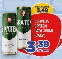 Costazul Supermercados Cerveja spaten lata 350ml oferta