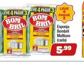 Costazul Supermercados Esponja bombril multiuso oferta