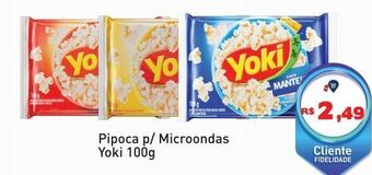 Pipoca p/ microondas yoki 100g