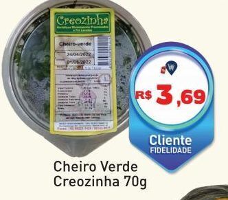 Tonin Superatacado Cheiro verde creozinha 70g oferta