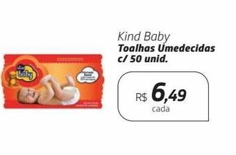 Drogal Kind baby toalhas umedecidas c/ 50 unid. oferta