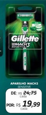 Drogal Aparelho mach3 sensitive oferta