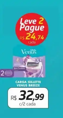 Drogal Carga gillette venus breeze c/2 oferta
