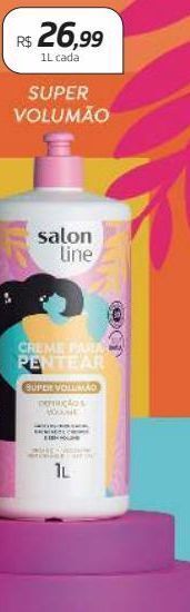 Drogal Creme para pentear salon line super volumão 1kg oferta
