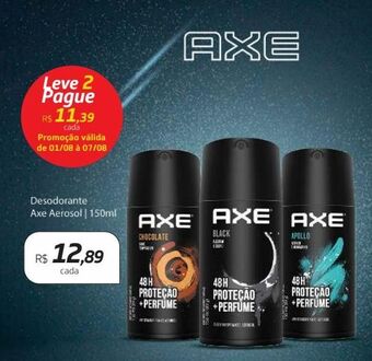 Drogal Desodorante axe aerosol 150ml oferta