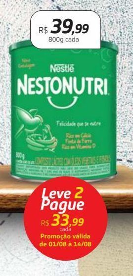 Drogal Nestlé nestonutri 800g oferta