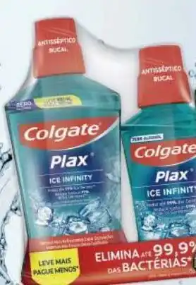 Drogal Enxágue bucal colgate plax leve 500ml pague 350ml + 250ml oferta