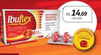 Drogal Ibuflex ibuprofeno 400mg c/8caps oferta