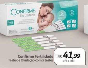 Drogal Confirme fertilidade teste de ovulação c/5 oferta