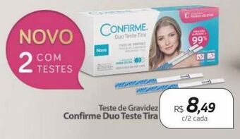 Drogal Teste de gravidez confirme duo teste tira c/2 oferta