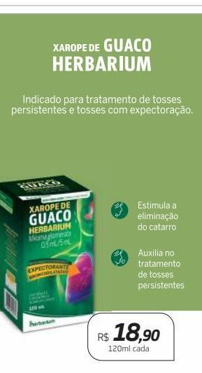 Xarope de guaco herbarium 120ml
