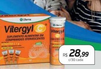 Drogal Vitergyl c esfervescente c/30 cada oferta