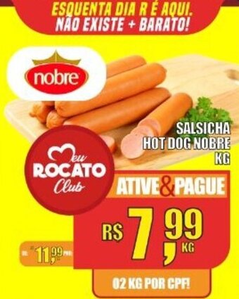 Salsicha Hot Dog Nobre 1kg