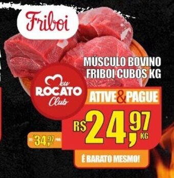 Musculo bovino Friboi Cubos 1kg