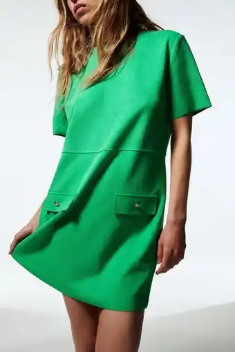 ZARA Vestido de efeito suede oferta
