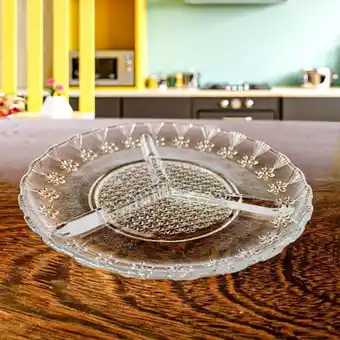 Casa Freitas Petisqueira seaflower vidro 20cm sk-8pd dcasa oferta
