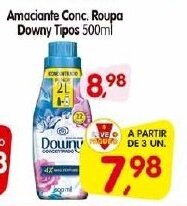 Amaciante Conc. Roupa Downy Tipos 500ml