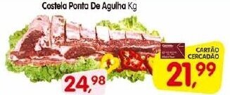 Cercadão Costela Ponta de Agulha 1kg oferta
