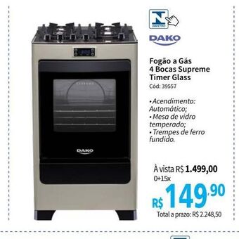 Deltasul Fogão a gás oferta