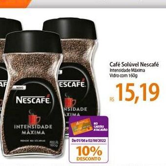 Atacadão Café solúvel nescafé oferta