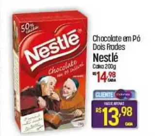 Muffato Chocolate Em Pó Dois Frades Nestlé 200g oferta