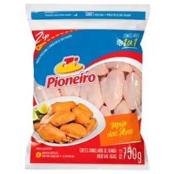 Almeida Mercados Meio da asa de frango pioneiro congelado 750g oferta