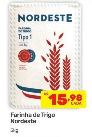 Supermercados Condor Farinha de Trigo Nordeste 5kg oferta