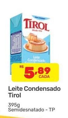 Supermercados Condor Leite Condensado Tirol 395g oferta