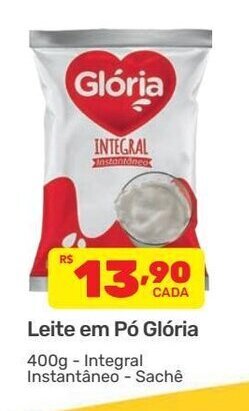 Supermercados Condor Leite em po Gloria 400g oferta