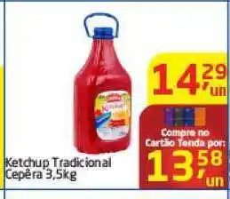 Tenda Atacado Ketchup Tradicional Cepêra 3.5kg oferta
