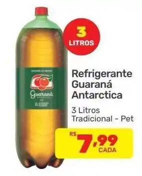 Supermercados Condor Refrigerante Guarana Antarctica 3L oferta