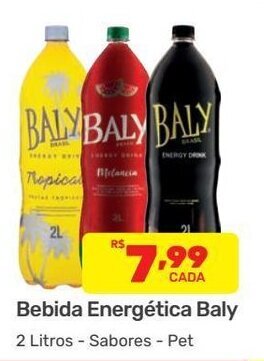 Supermercados Condor Bebida Energetica Baly 2L oferta