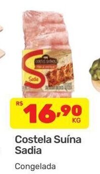 Supermercados Condor Costela Suina Sadia oferta