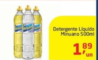 Tenda Atacado Detergente Liquido Minuano 500ml oferta