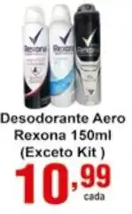 Rossi Supermercado Desodorante Aero Rexona 150ml oferta